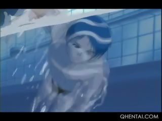 Hentai deity In Big Tits Gets Cunt Fucked Doggy By The Pool