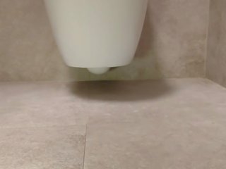 Desirable feet in the toilet