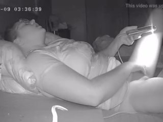 Pechugona guarra leads un vídeo para su nena pillada oculto cámara